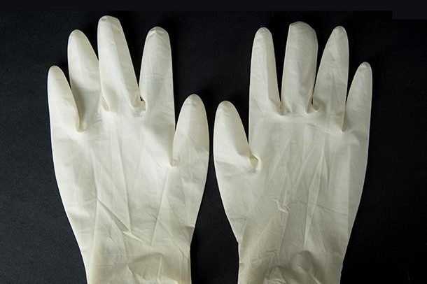 9-inch disposable household latex gloves (2)