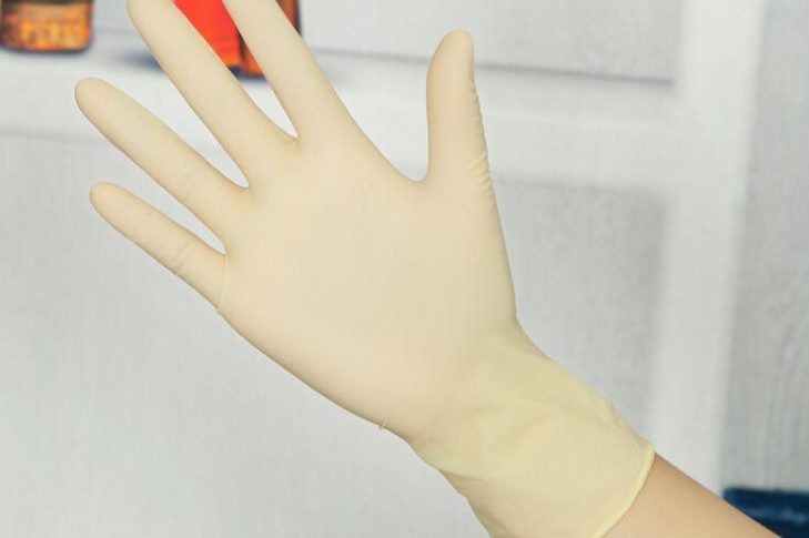 9-inch matte powder-free latex gloves (2)
