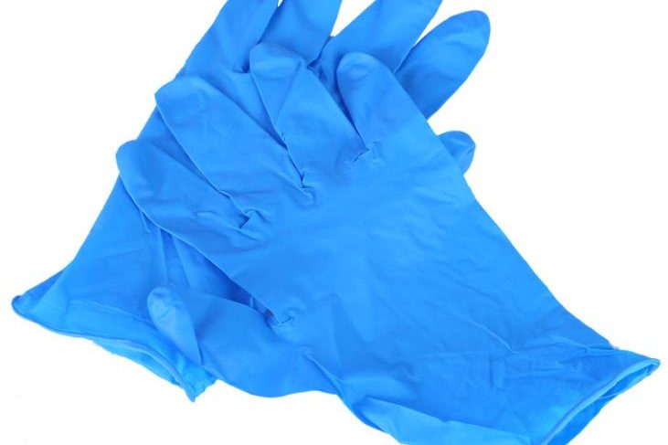 Beauty Medical Household Blue Nitrile Gloves (3)