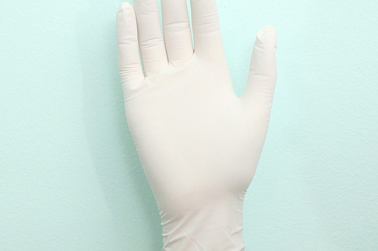 Disposable food grade powder latex gloves wholesale (2)