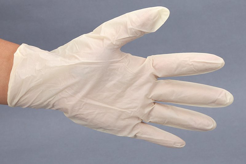 Disposable latex test gloves (2)