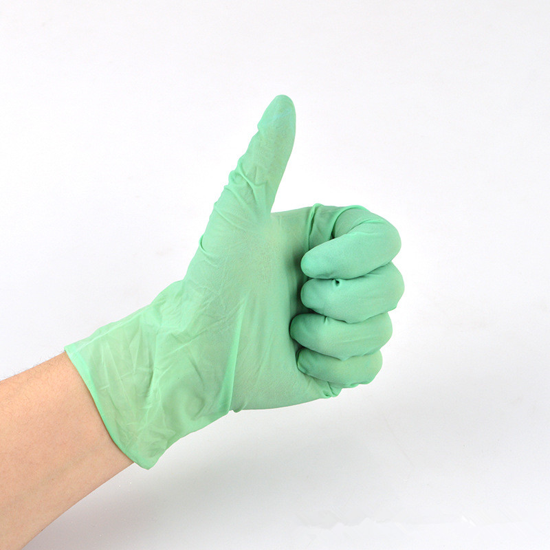 Green latex gloves Latex Glove Manufacturers