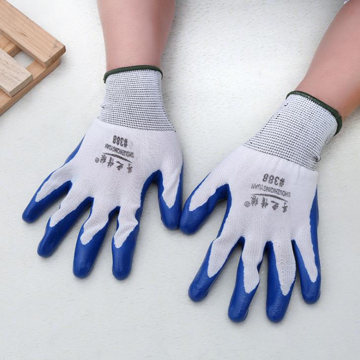 Nylon protective wear gloves Latex Glove Manufacturers
