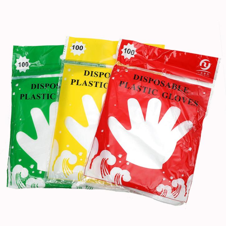 100 pieces of onepack disposable plastic gloves Latex Glove