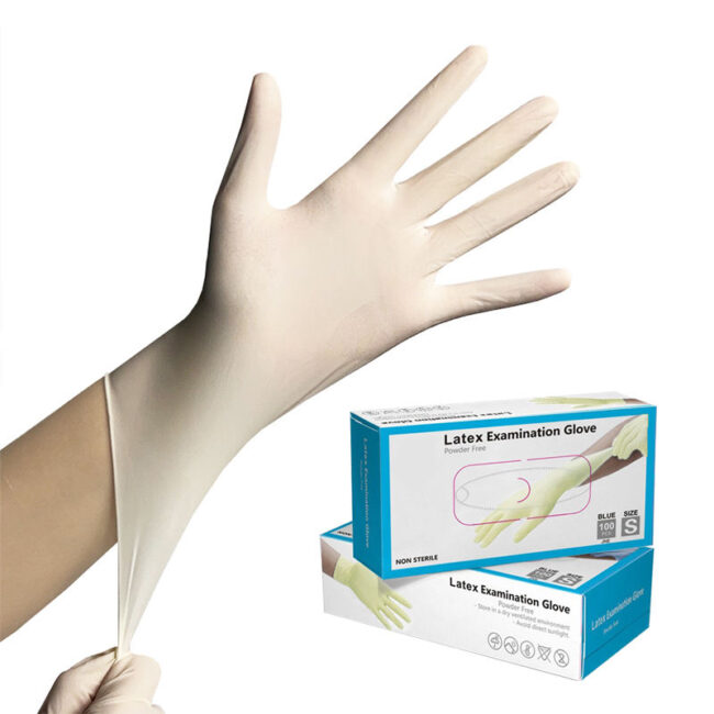 Powder Free Latex Examination Gloves