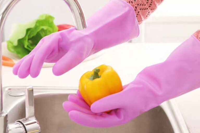 12 Inch Latex Rubber Household Gloves Waterproof Anti-Oil Factory Supply (6) 12 inch latex household gloves