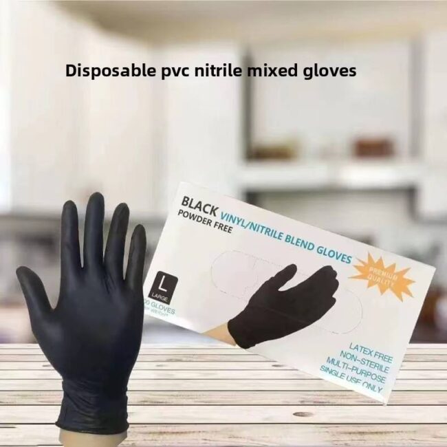 PVC disposable exam gloves