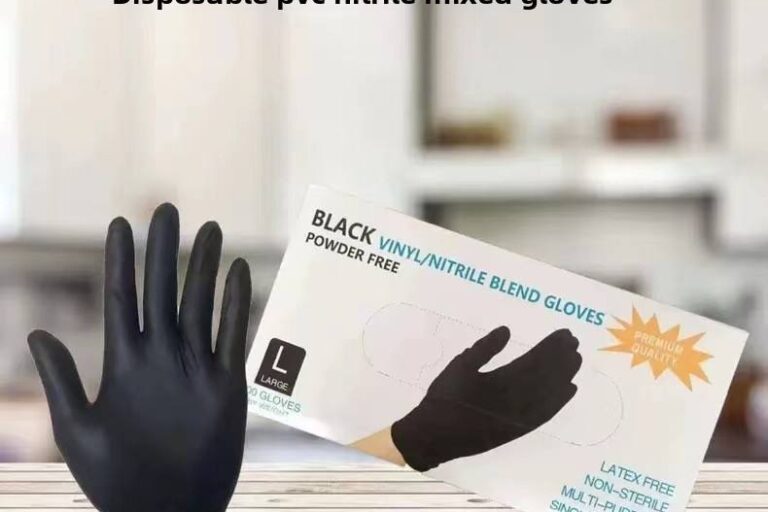 PVC disposable exam gloves