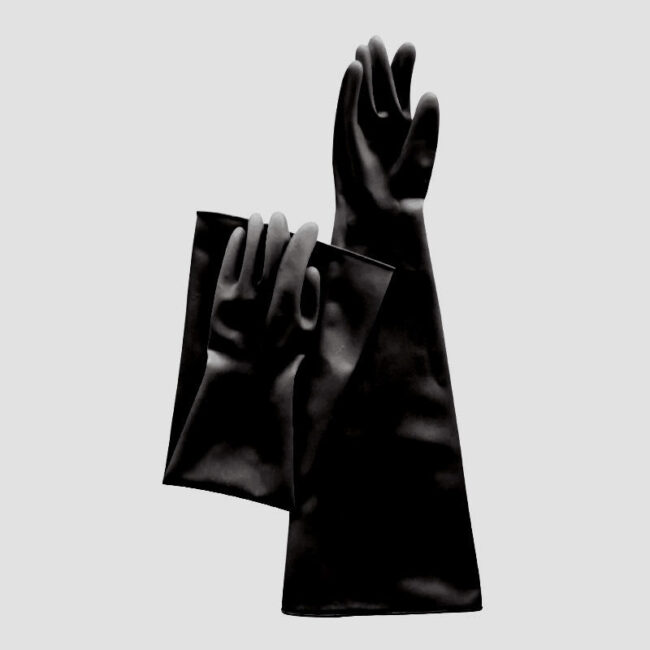70cm extra long cuff latex gloves