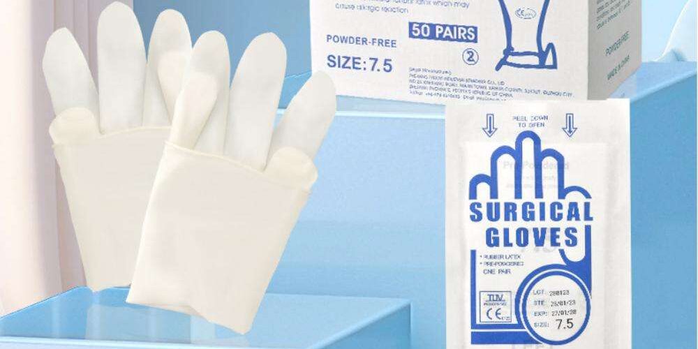 Supplier surgical latex gloves