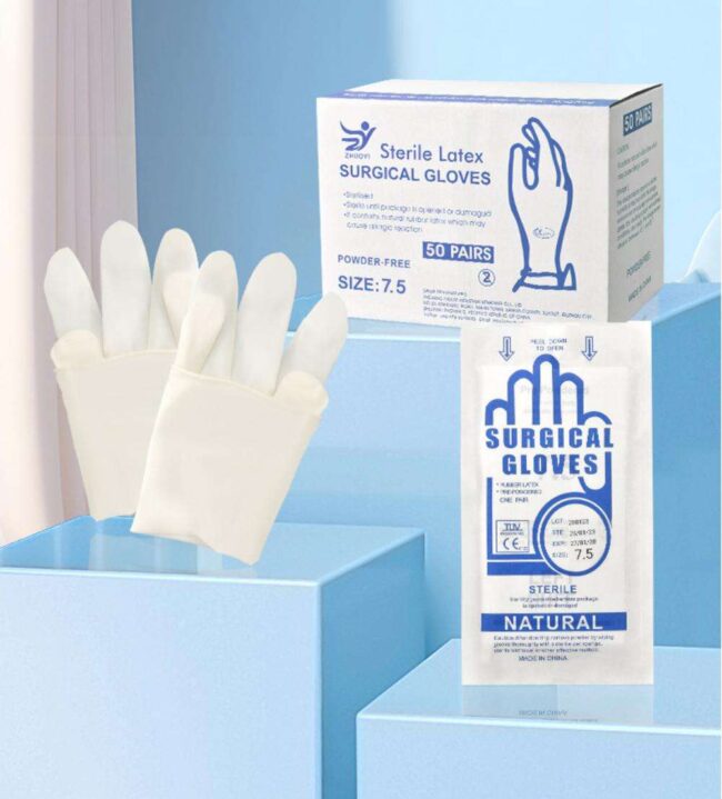 Supplier surgical latex gloves