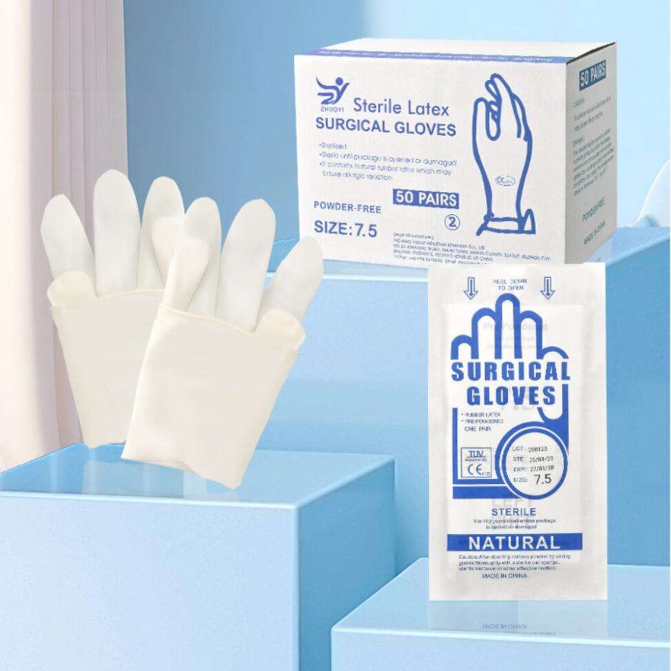 Supplier surgical latex gloves