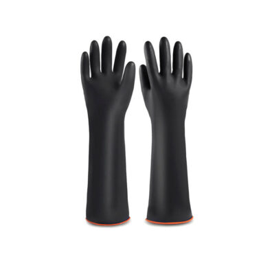 industrial latex chemical resistant gloves