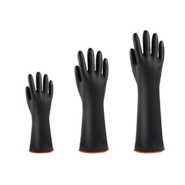 industrial latex chemical resistant gloves