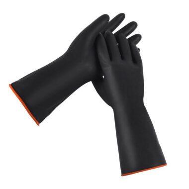 industrial latex chemical resistant gloves