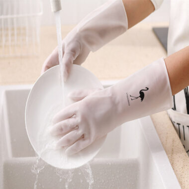 Custom thin waterproof latex gloves