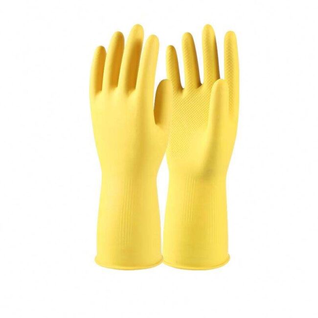 lined latex gloves for kitchen