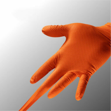 Diamond Texture Industrial Nitrile Gloves