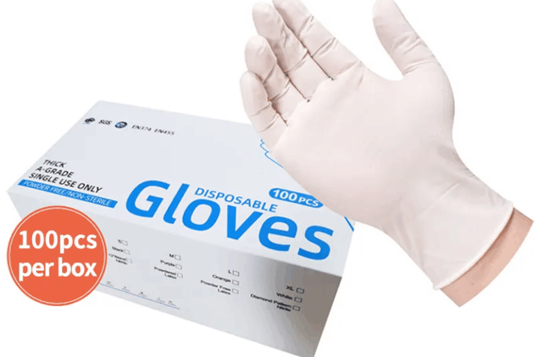 Disposable Latex Examination Gloves Boxed
