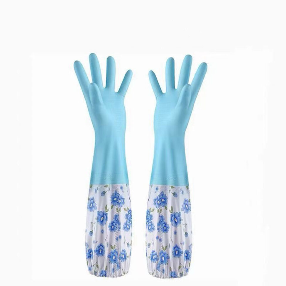 long-cuff household latex gloves