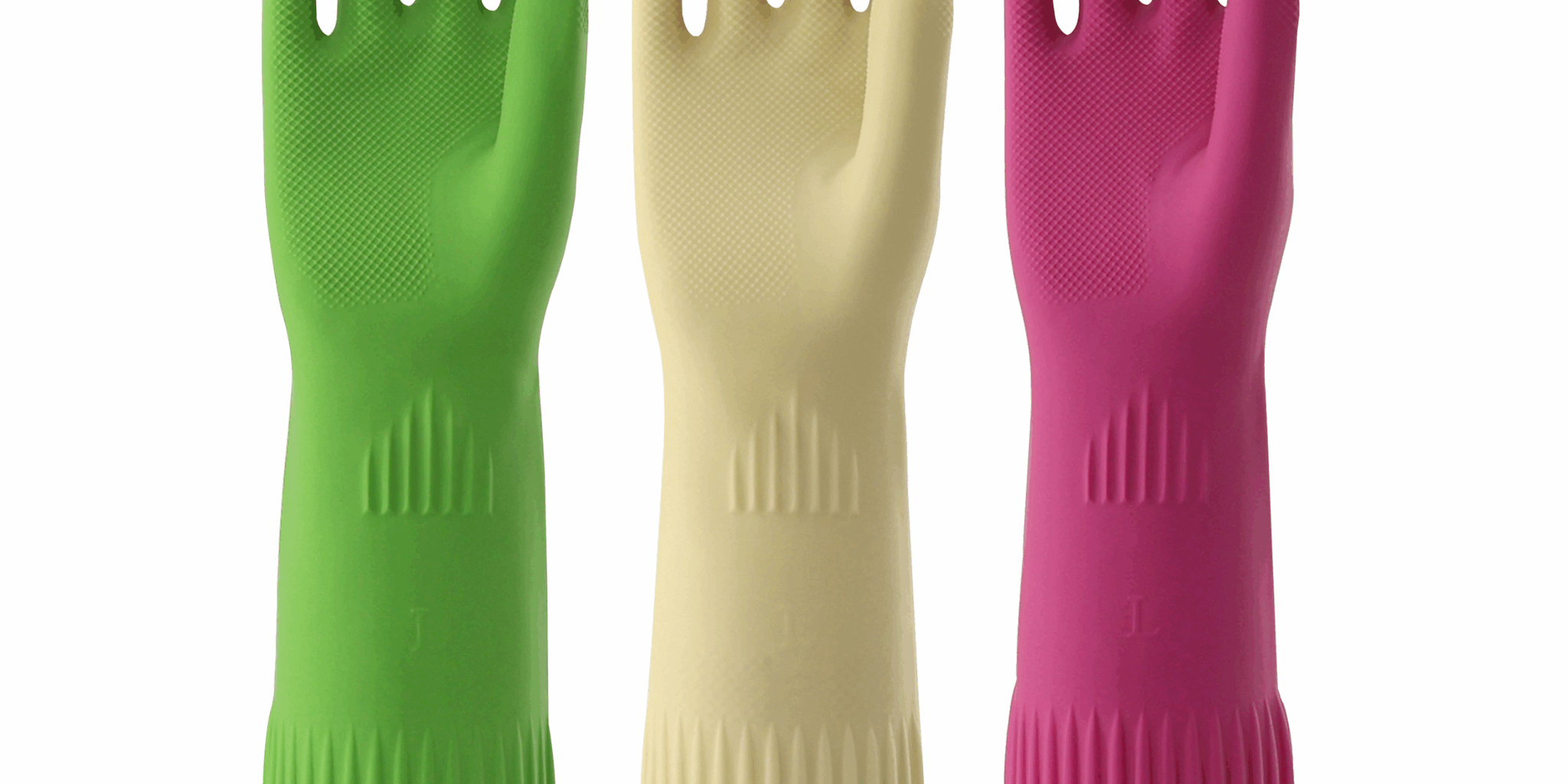 Extra Long 38cm Household Latex Gloves Supplier for Kitchen Cleaning