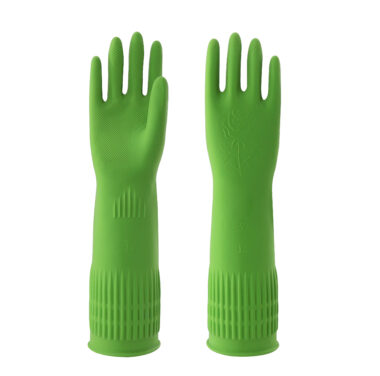 Extra Long 38cm Household Latex Gloves Supplier for Kitchen Cleaning