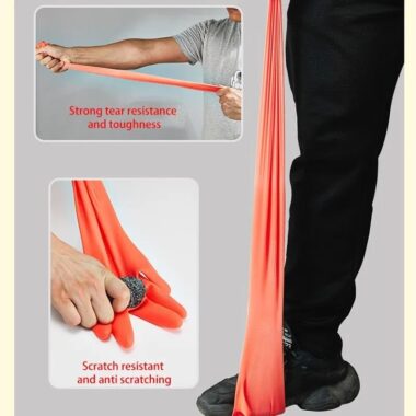 Extra long latex dishwashing gloves