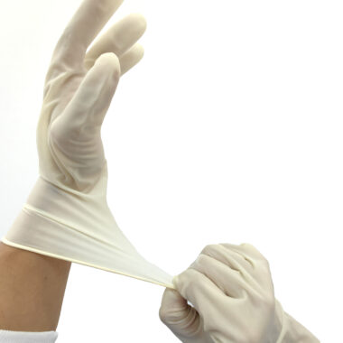 sterile surgical latex gloves