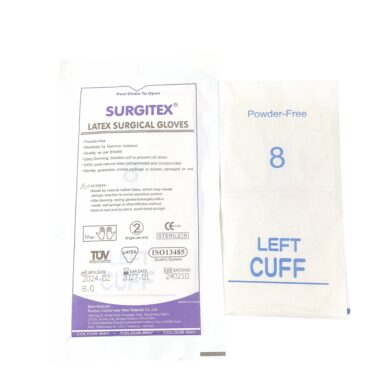 sterile surgical latex gloves