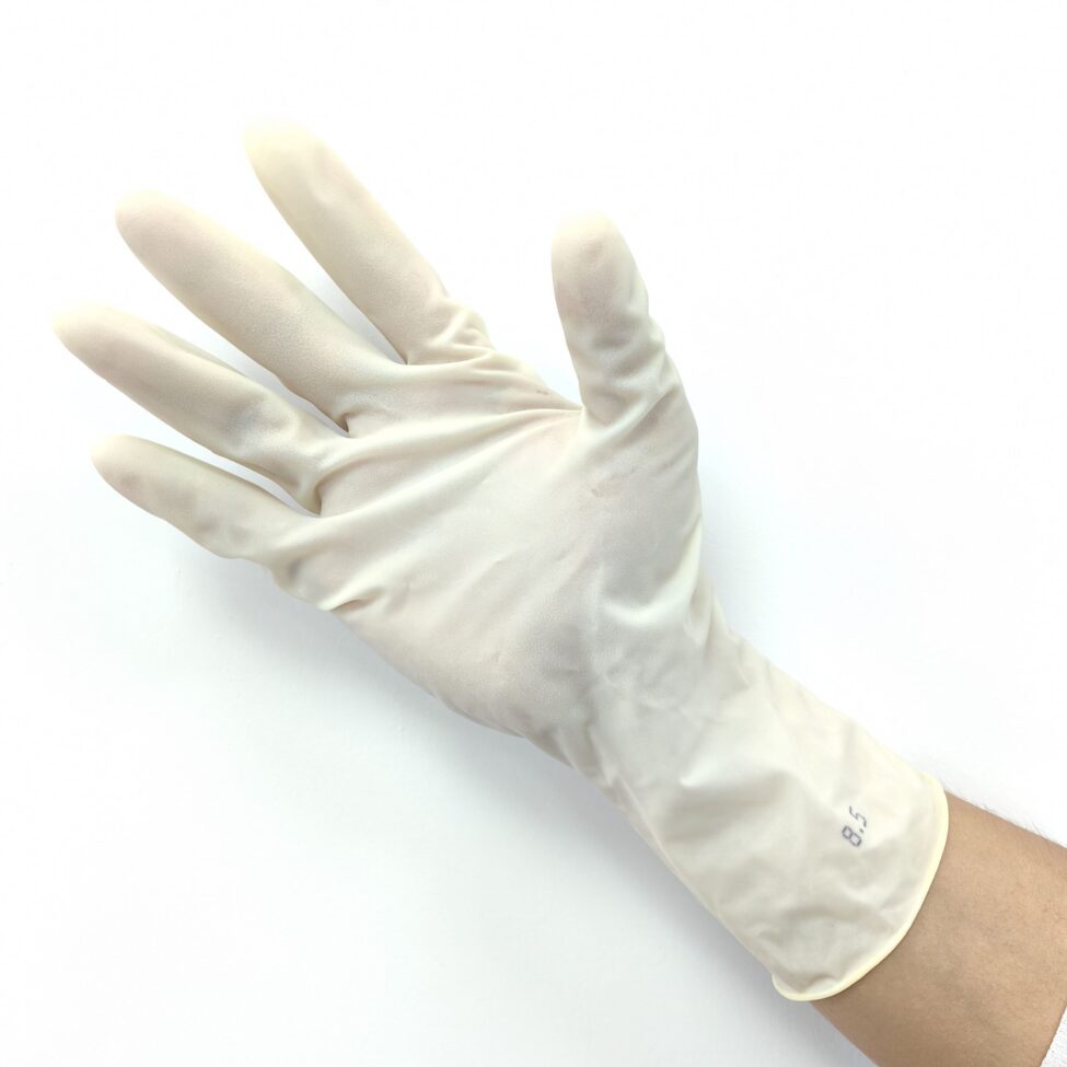 sterile surgical latex gloves