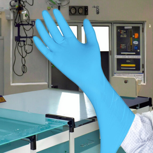 long-cuff gynecological latex gloves