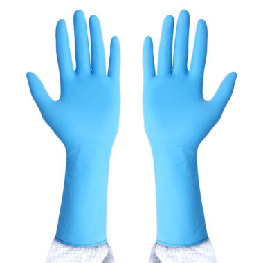 long-cuff gynecological latex gloves