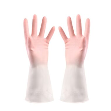waterproof two-tone latex gloves