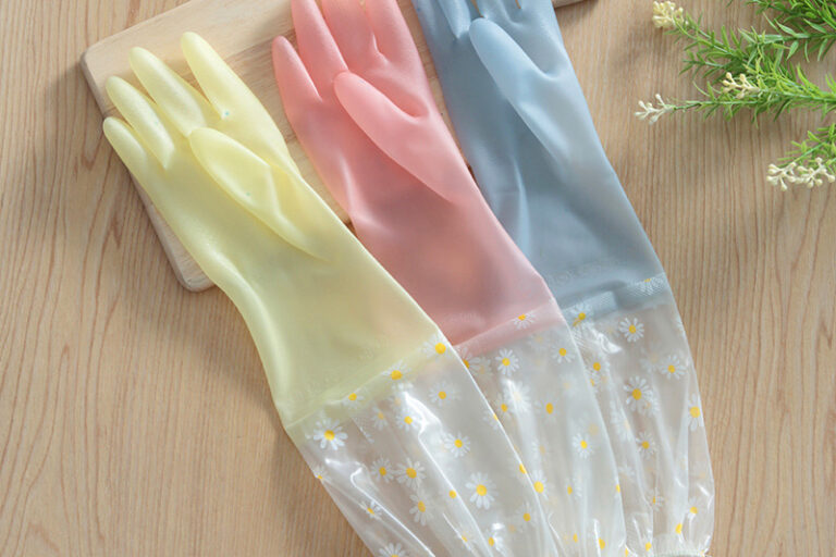 Household Latex Gloves Supplier for Dishwashing, Cleaning & Kitchen Work (1) Long cuff household latex gloves