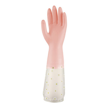 Long cuff household latex gloves