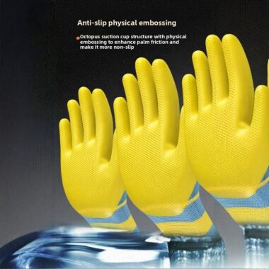 anti-skid industrial latex safety gloves