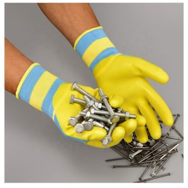 anti-skid industrial latex safety gloves