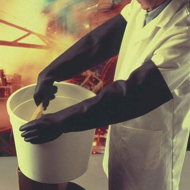 long industrial latex gloves