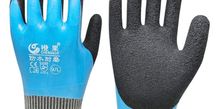 waterproof industrial work gloves