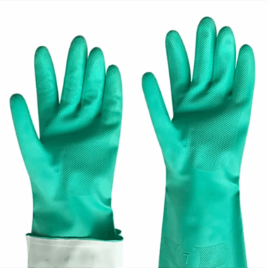 OEM black industrial latex gloves