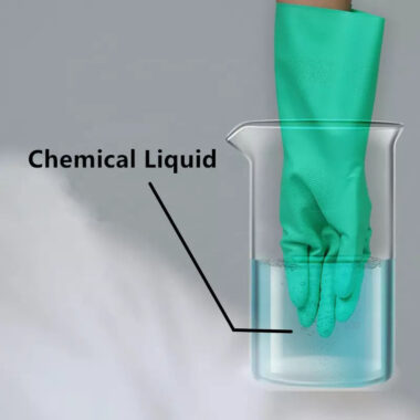 OEM black industrial latex gloves