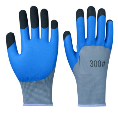 industrial latex safety work gloves