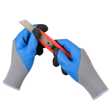 industrial latex safety work gloves