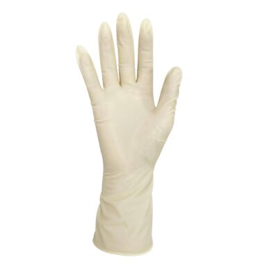 Powdered sterile latex surgical gloves