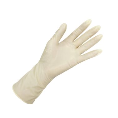 Powdered sterile latex surgical gloves