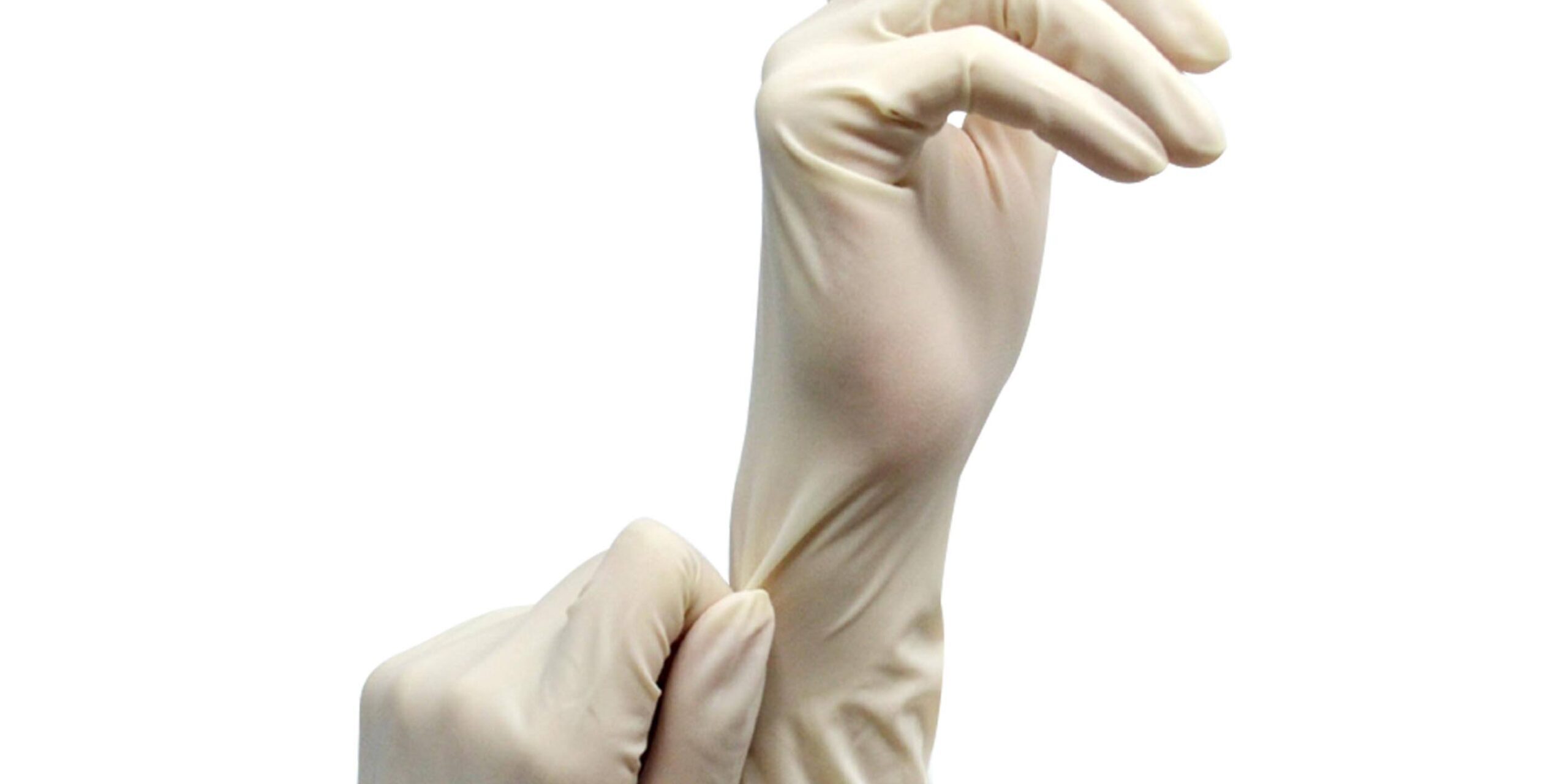 Powdered sterile latex surgical gloves