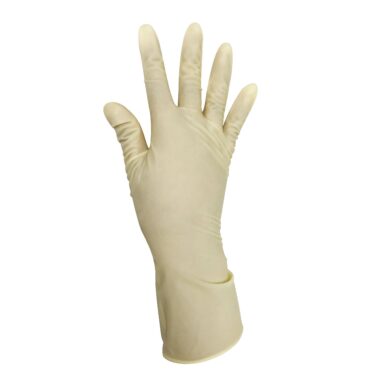 Powdered sterile latex surgical gloves