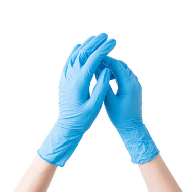 long-cuff nitrile latex lab gloves