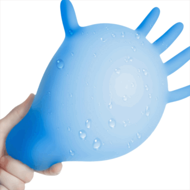 long-cuff nitrile latex lab gloves