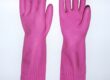 long-cuff latex household cleaning gloves